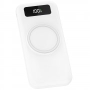 Внешний аккумулятор Authority с беспроводной зарядкой, 10000 Mah, белый