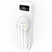Внешний аккумулятор Authority с беспроводной зарядкой, 10000 Mah, белый