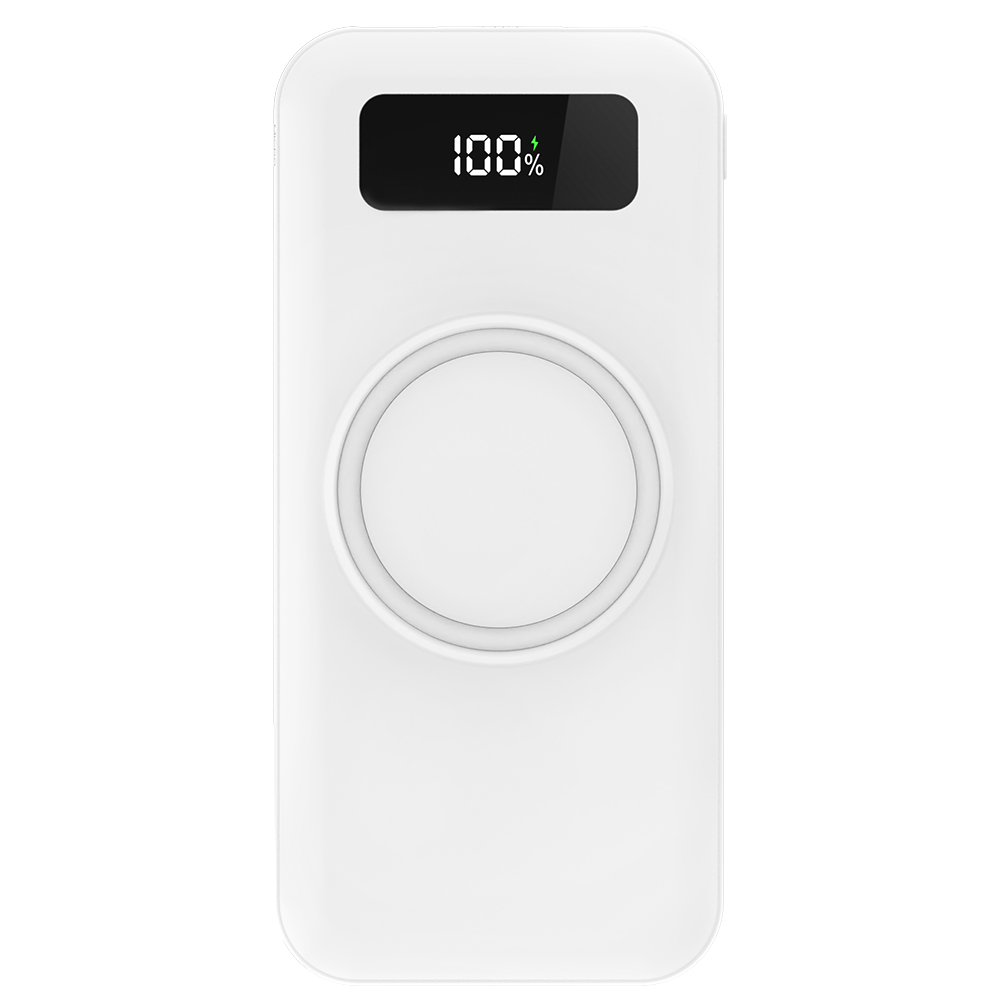 Внешний аккумулятор Authority с беспроводной зарядкой, 10000 Mah, белый арт. 2051.01 Внешний аккумулятор Authority с беспроводной зарядкой, 10000 Mah, белый арт. 2051.01