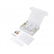 Набор для создания 2-х ароматических свечей: амбра и табак/маракуйя, сандал и пачули