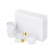 Набор для создания 2-х ароматических свечей: имбирный пряник, рождественская елка