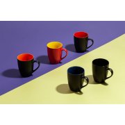 Кружка Bright Tulip, матовая, черная