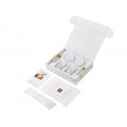 Набор для создания 2-х ароматических свечей: амбра и табак/маракуйя, сандал и пачули