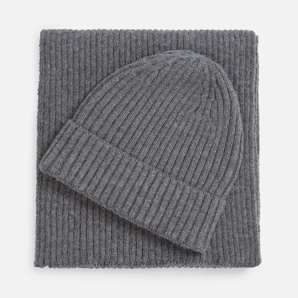 Набор Laconi, темно-серый меланж арт. 19738.12 Набор Laconi, темно-серый меланж арт. 19738.12