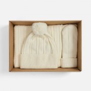 Набор Knit Beat, белый (молочный)