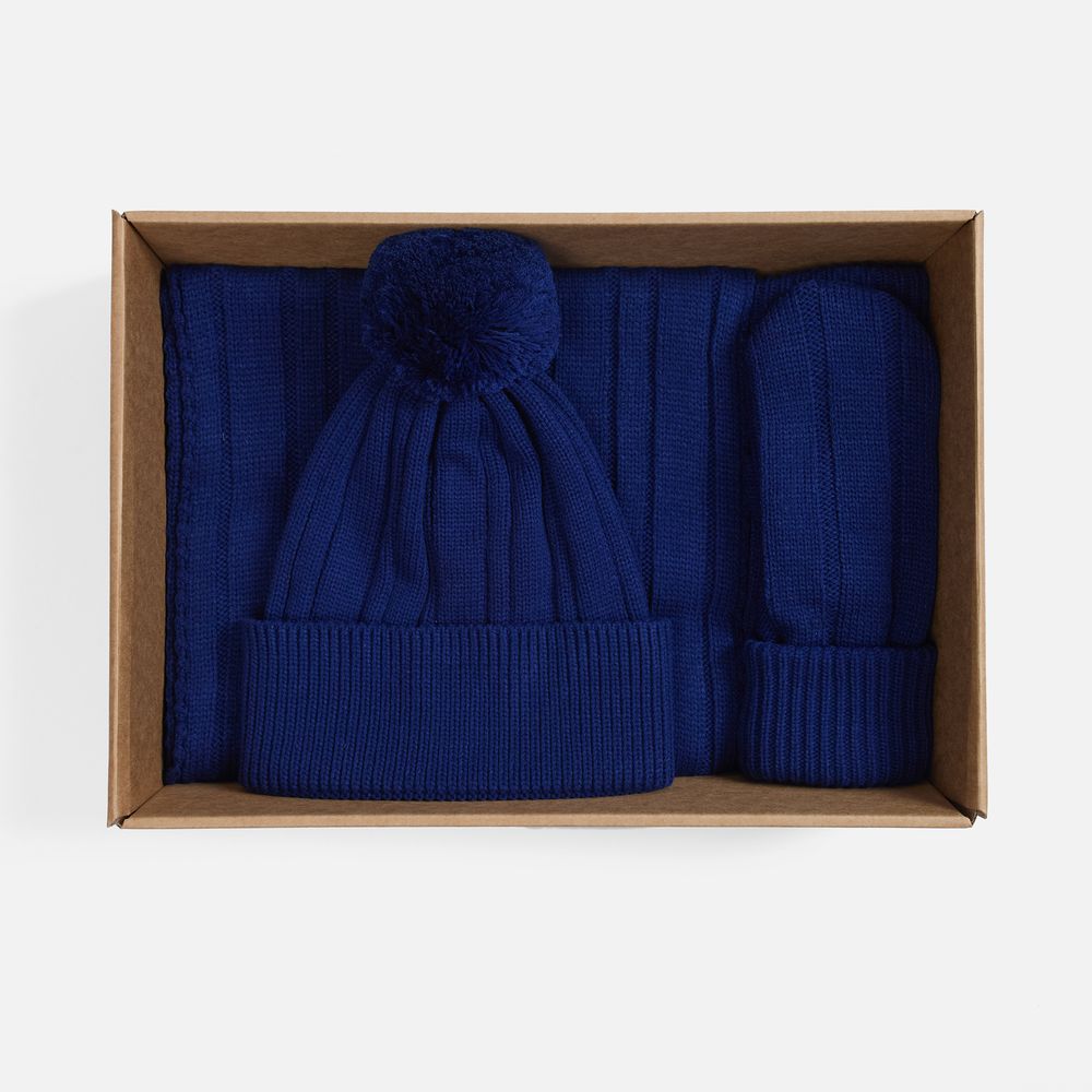 Набор Knit Beat, темно-синий арт. 19736.41 Набор Knit Beat, темно-синий арт. 19736.41