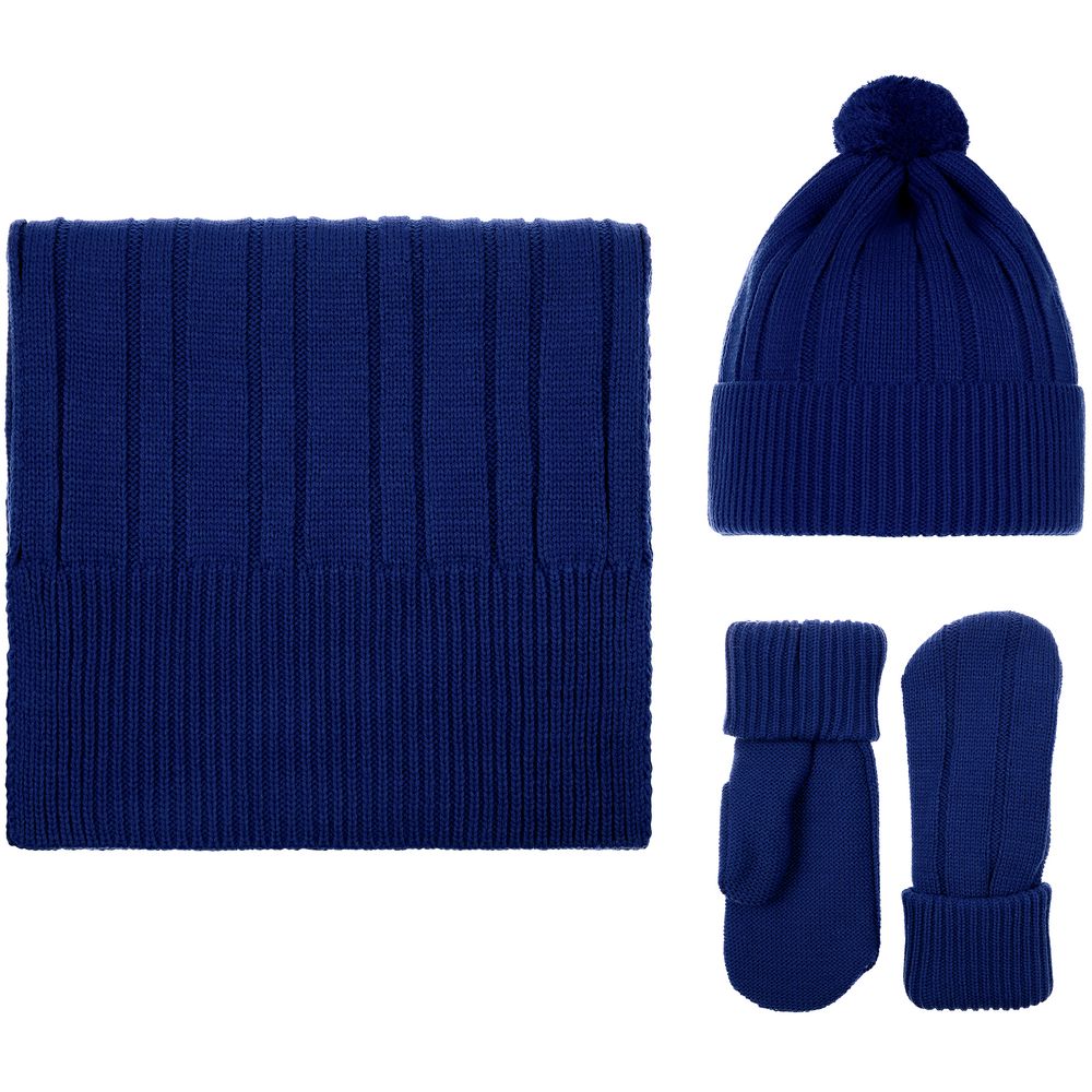 Набор Knit Beat, темно-синий арт. 19736.41 Набор Knit Beat, темно-синий арт. 19736.41