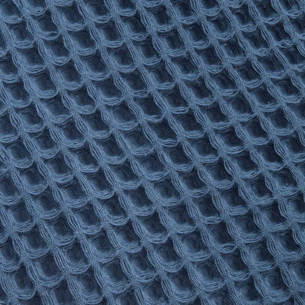 Плед вафельный Elenglect, темно-синий арт. 17378.43 Плед вафельный Elenglect, темно-синий арт. 17378.43