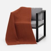 Плед вафельный Elenglect, оранжевый арт. 17378.20 Плед вафельный Elenglect, оранжевый арт. 17378.20