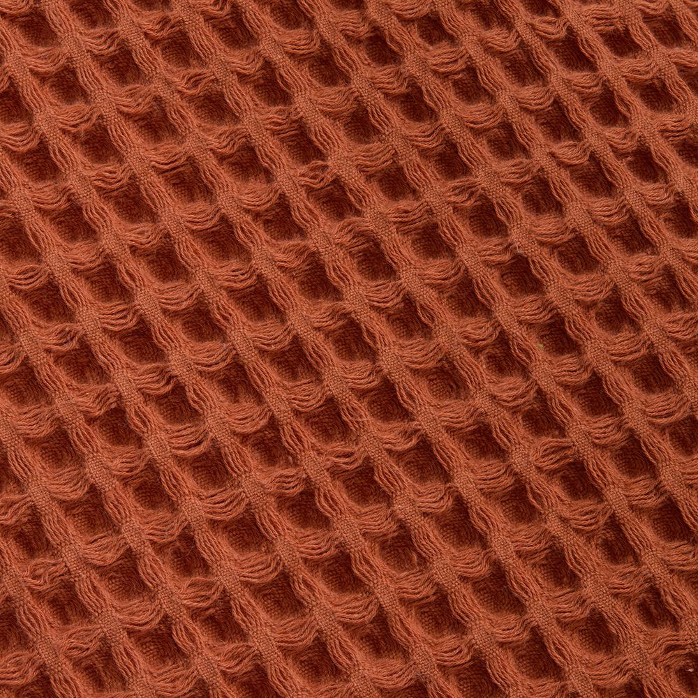 Плед вафельный Elenglect, оранжевый арт. 17378.20 Плед вафельный Elenglect, оранжевый арт. 17378.20