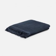 Плед вафельный Elenglect, темно-серый