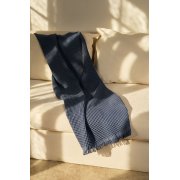 Плед вафельный Elenglect, темно-серый