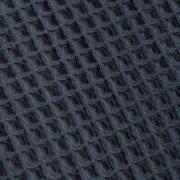 Плед вафельный Elenglect, темно-серый