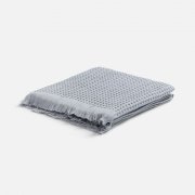 Плед вафельный Elenglect, светло-серый