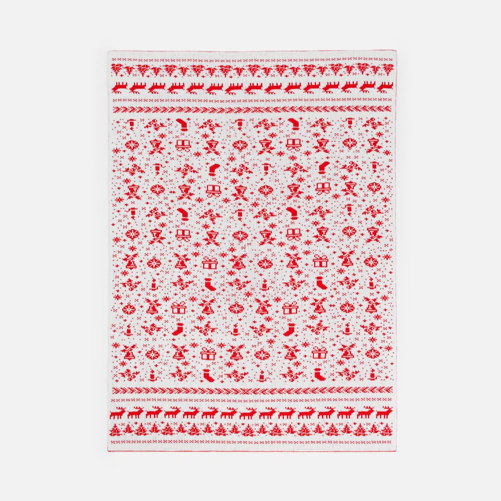 Плед Holidale, красный с молочным арт. 20787.56 Плед Holidale, красный с молочным арт. 20787.56