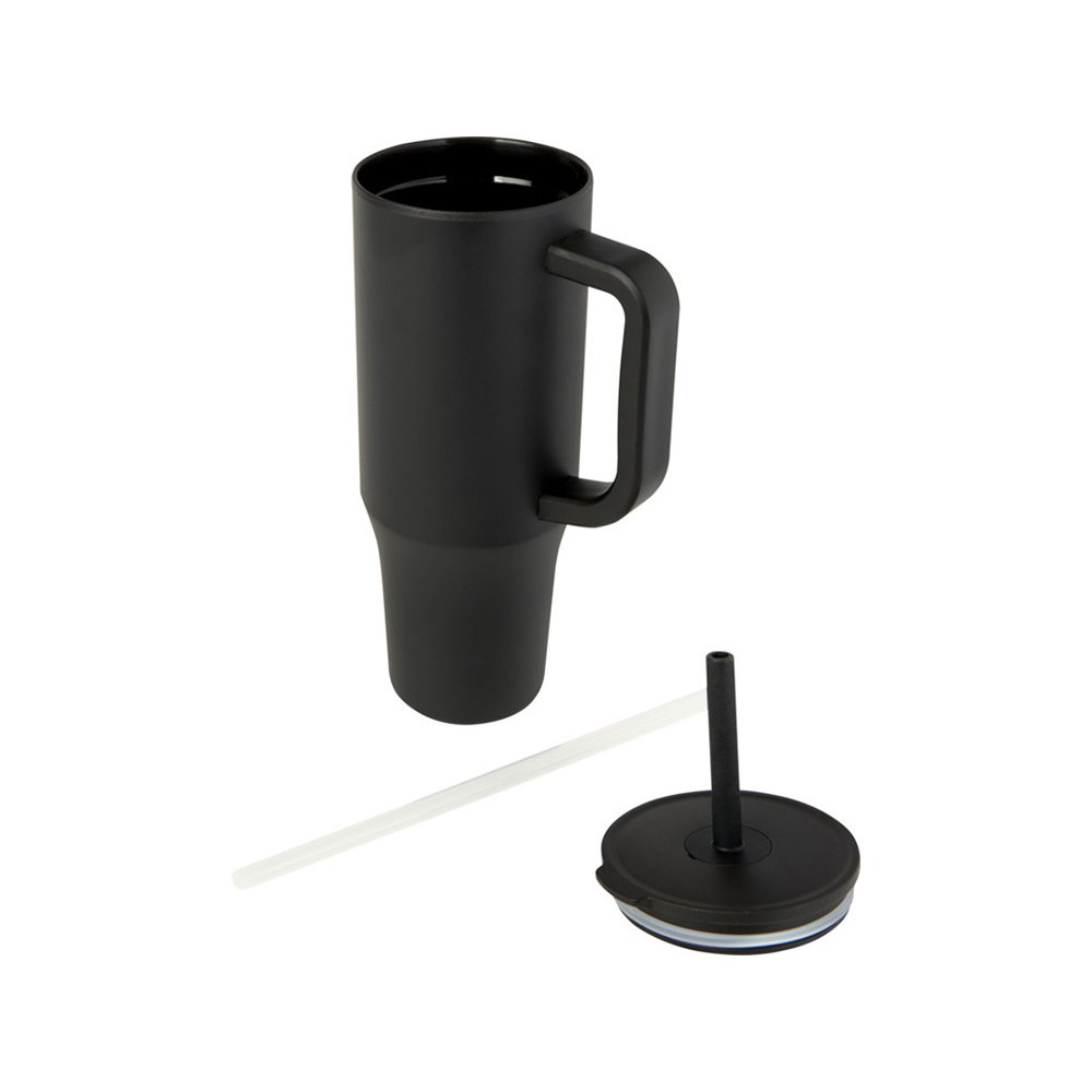 Герметичная термокружка «Brady» с силиконовой трубочкой, переработанная сталь, 900 мл арт. 10086790 Герметичная термокружка «Brady» с силиконовой трубочкой, переработанная сталь, 900 мл арт. 10086790