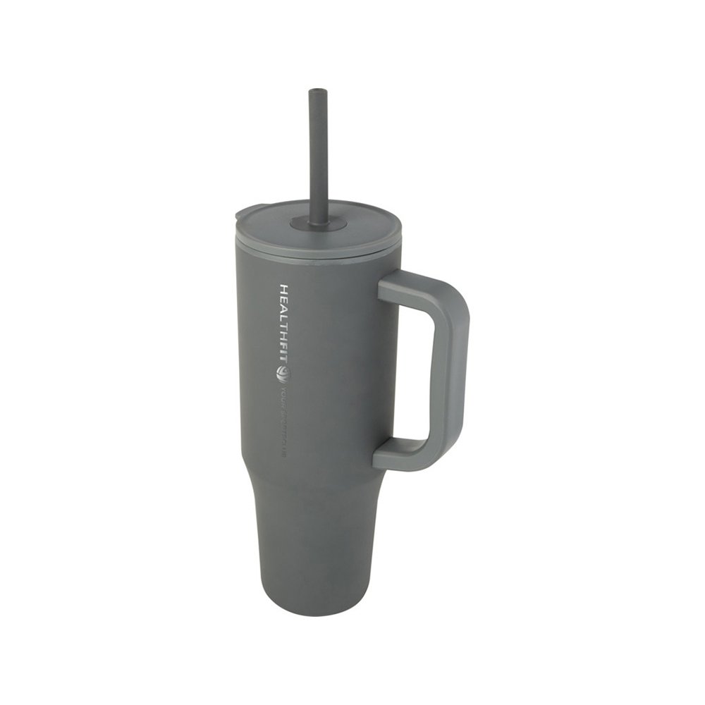 Герметичная термокружка «Brady» с силиконовой трубочкой, переработанная сталь, 900 мл арт. 10086783 Герметичная термокружка «Brady» с силиконовой трубочкой, переработанная сталь, 900 мл арт. 10086783