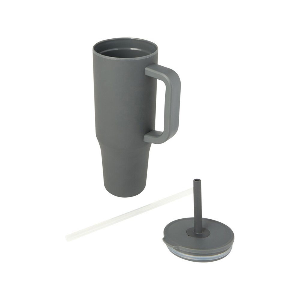 Герметичная термокружка «Brady» с силиконовой трубочкой, переработанная сталь, 900 мл арт. 10086783 Герметичная термокружка «Brady» с силиконовой трубочкой, переработанная сталь, 900 мл арт. 10086783