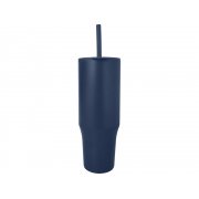 Герметичная термокружка «Brady» с силиконовой трубочкой, переработанная сталь, 900 мл арт. 10086755