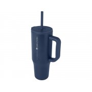 Герметичная термокружка «Brady» с силиконовой трубочкой, переработанная сталь, 900 мл арт. 10086755
