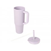 Герметичная термокружка «Brady» с силиконовой трубочкой, переработанная сталь, 900 мл арт. 10086735