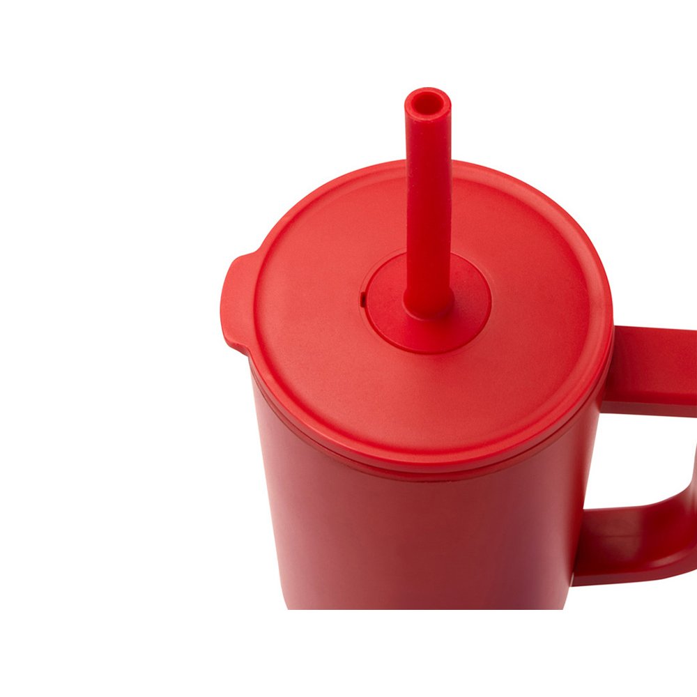 Герметичная термокружка «Brady» с силиконовой трубочкой, переработанная сталь, 900 мл арт. 10086721 Герметичная термокружка «Brady» с силиконовой трубочкой, переработанная сталь, 900 мл арт. 10086721