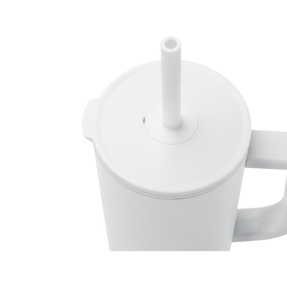 Герметичная термокружка «Brady» с силиконовой трубочкой, переработанная сталь, 900 мл арт. 10086701 Герметичная термокружка «Brady» с силиконовой трубочкой, переработанная сталь, 900 мл арт. 10086701