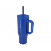 Герметичная термокружка «Brady» с силиконовой трубочкой, переработанная сталь, 900 мл арт. 10086753