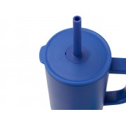 Герметичная термокружка «Brady» с силиконовой трубочкой, переработанная сталь, 900 мл арт. 10086753