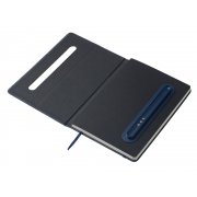 Блокнот А5 «NotaBene» с металлической шариковой ручкой и подставкой для телефона