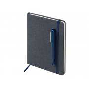 Блокнот А5 «NotaBene» с металлической шариковой ручкой и подставкой для телефона