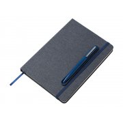 Блокнот А5 «NotaBene» с металлической шариковой ручкой и подставкой для телефона