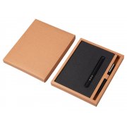 Блокнот А5 «NotaBene» с металлической шариковой ручкой и подставкой для телефона