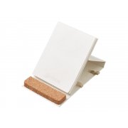 Блокнот А6 «Milky S» с подставкой из пробки