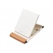 Блокнот А6 «Milky S» с подставкой из пробки