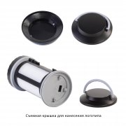 Набор инструментов "Pod" с фонарем черный с серым