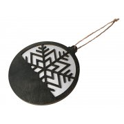 Подвеска деревянная «Noirflake»