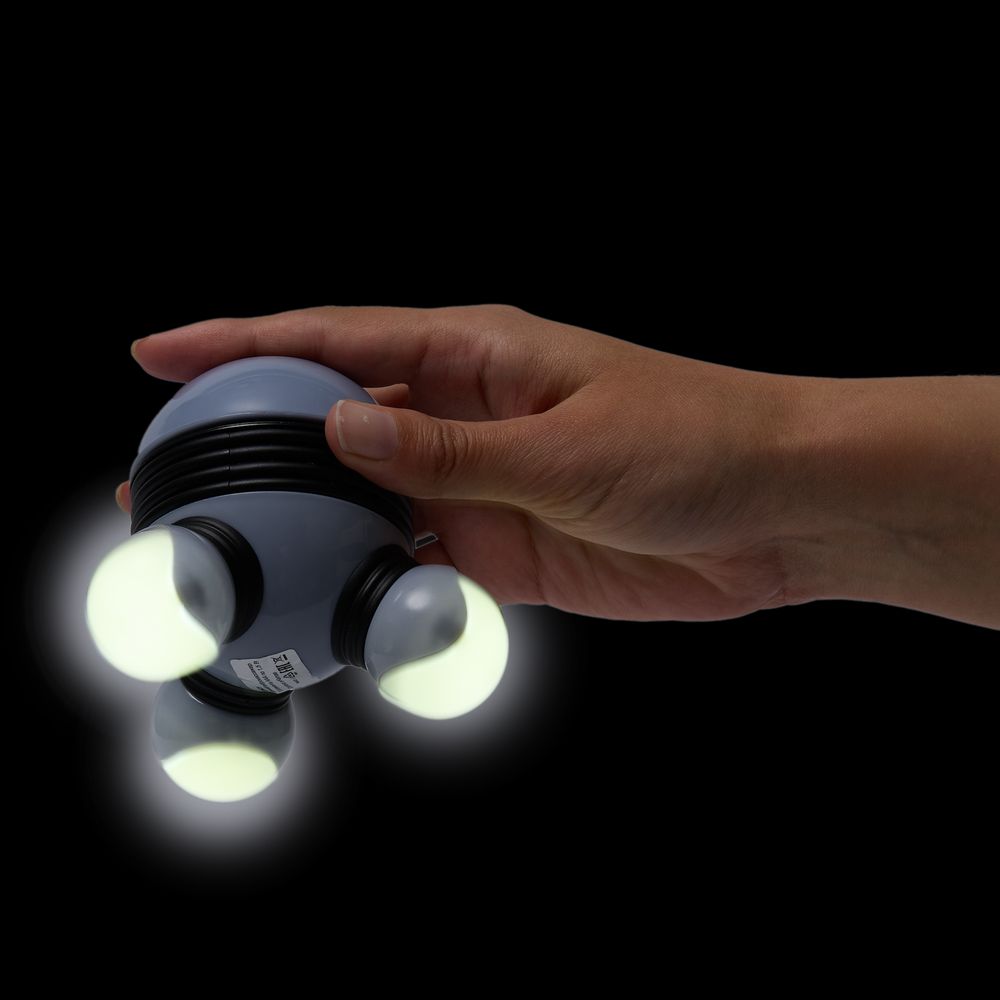 Ручной вибромассажер Spacy, серый с черным арт. 22061.13 Ручной вибромассажер Spacy, серый с черным арт. 22061.13