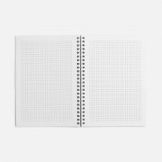 Блокнот Salvador в клетку, синий ver.2 арт. 26068.41