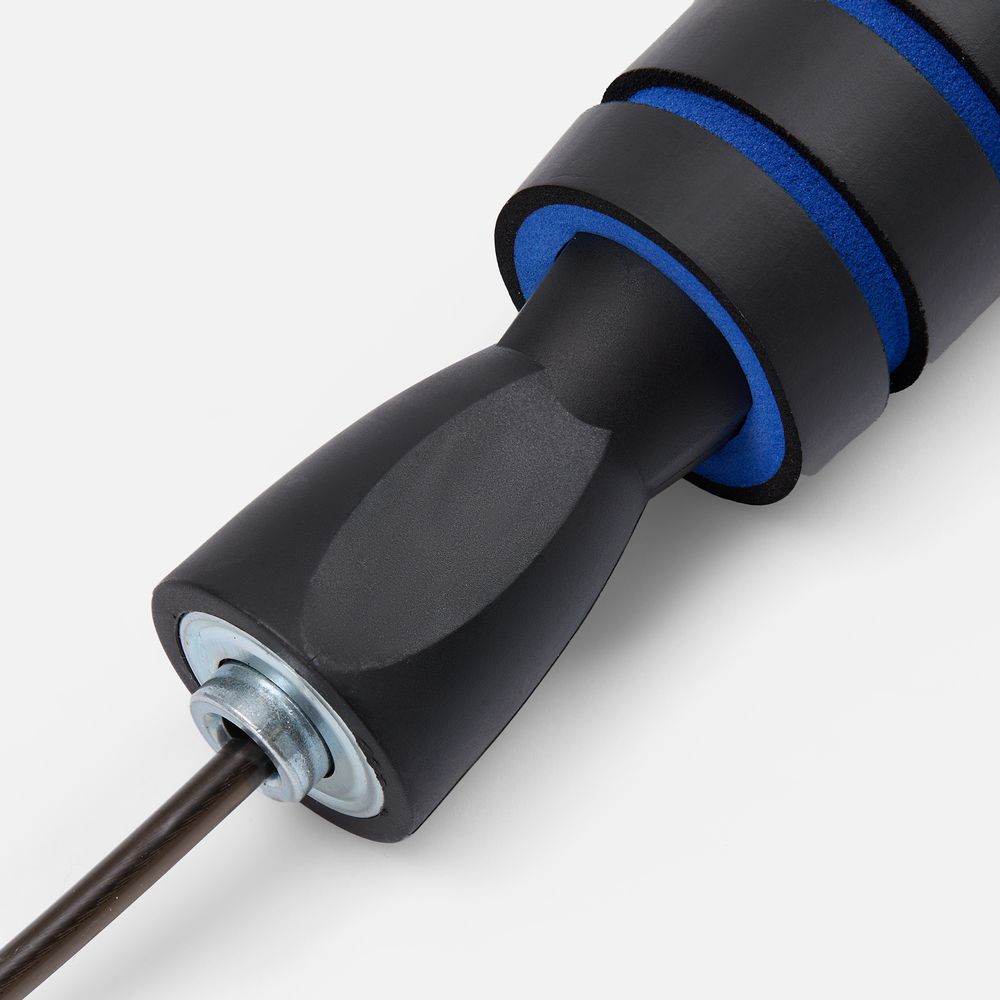 Беспроводная скакалка Silentino, черная с синим арт. 18458.34 Беспроводная скакалка Silentino, черная с синим арт. 18458.34