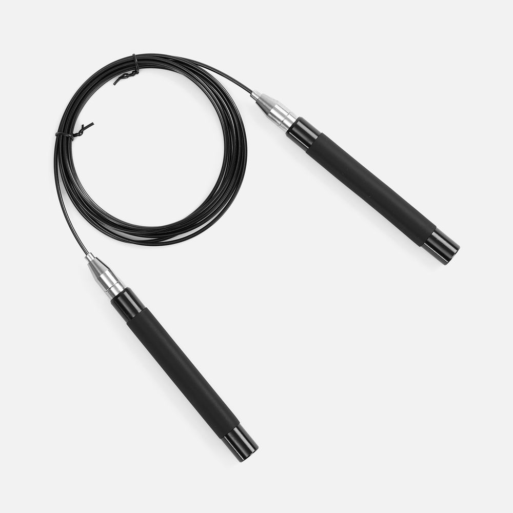 Скоростная скакалка Profi Comfi, черная арт. 18459.30 Скоростная скакалка Profi Comfi, черная арт. 18459.30