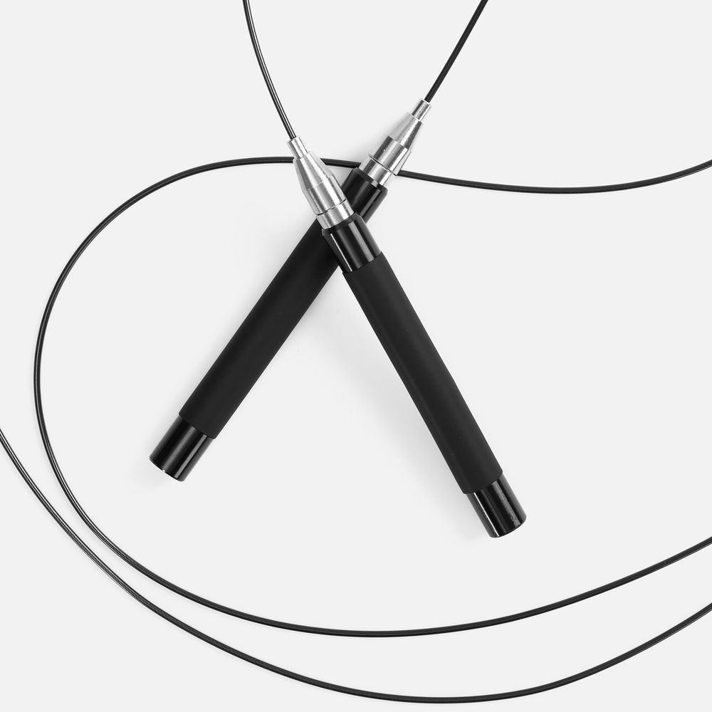 Скоростная скакалка Profi Comfi, черная арт. 18459.30 Скоростная скакалка Profi Comfi, черная арт. 18459.30