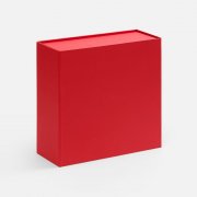 Коробка складная Quadra Fold, красная