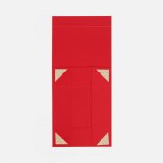 Коробка складная Quadra Fold, красная