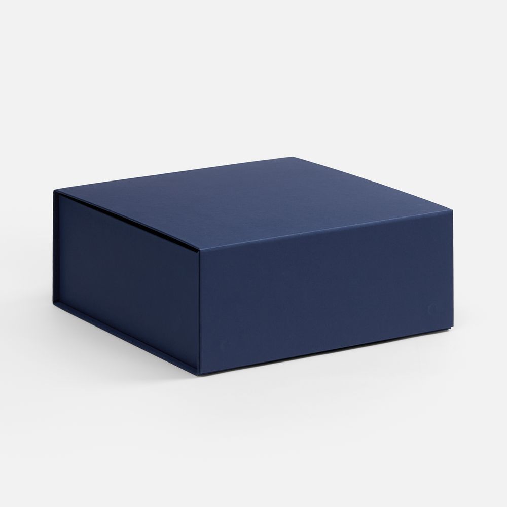 Коробка складная Quadra Fold, темно-синяя арт. 25079.40 Коробка складная Quadra Fold, темно-синяя арт. 25079.40