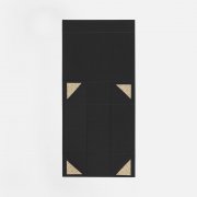 Коробка складная Quadra Fold, черная