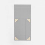 Коробка складная Quadra Fold, серая