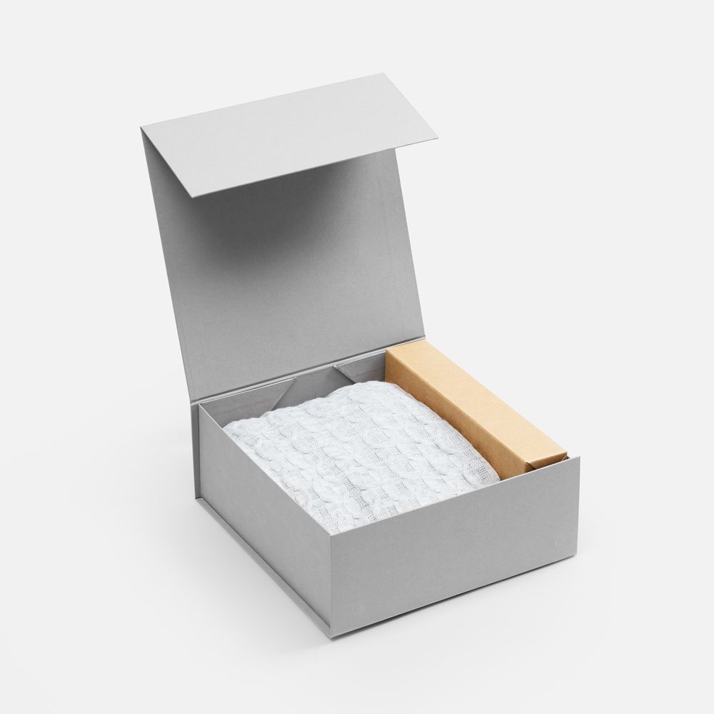 Коробка складная Quadra Fold, серая арт. 25079.10 Коробка складная Quadra Fold, серая арт. 25079.10