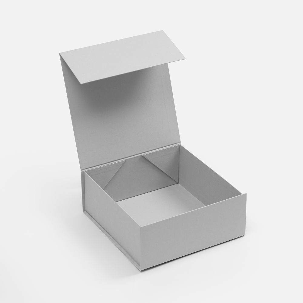 Коробка складная Quadra Fold, серая арт. 25079.10 Коробка складная Quadra Fold, серая арт. 25079.10