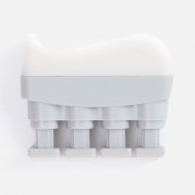 Эспандер кистевой FingerTap, серый с белым
